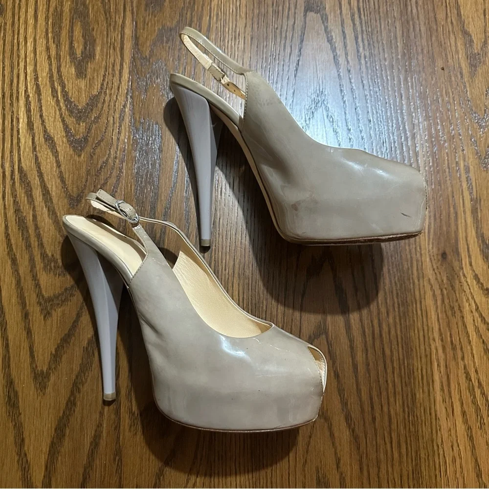 Giuseppe‎ Zanotti beige heels high heel straps